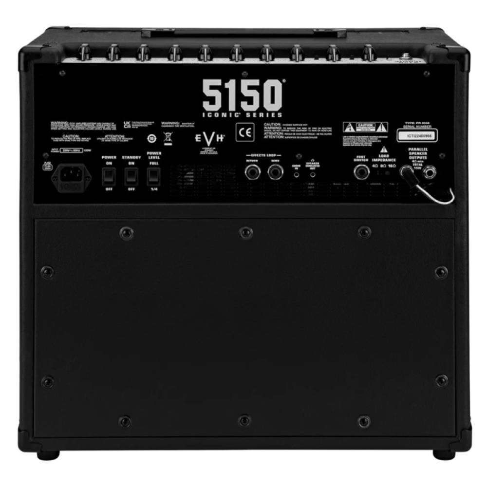 Гитарный комбоусилитель EVH 5150 Iconic Series Combo 1x10 Black Гитарный комбоусилитель EVH 5150 Iconic Series Combo 1x10 Black
