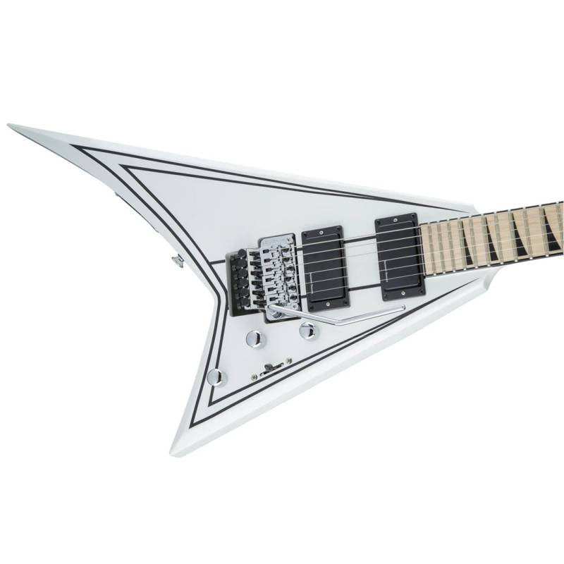 Електрогітара JACKSON X-SERIES RHOADS RRX24M MN SNOW WHITE WITH BLACK PINSTRIPES