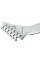 Електрогітара JACKSON X-SERIES RHOADS RRX24M MN SNOW WHITE WITH BLACK PINSTRIPES