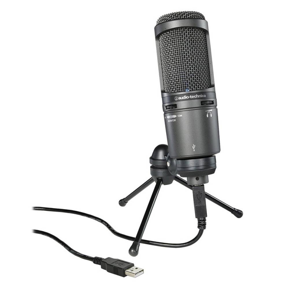 Микрофон студийный Audio-Technica AT2020USB+