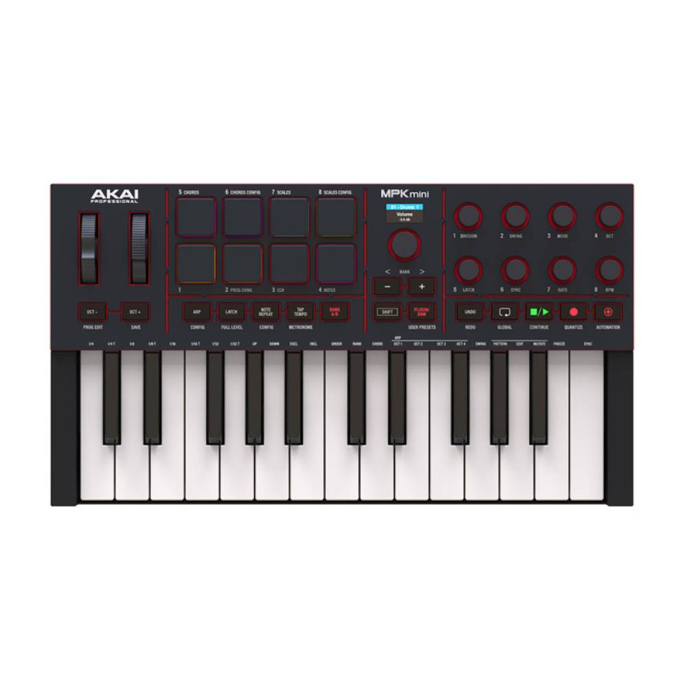 MIDI Клавіатура AKAI MPK mini 4 Black