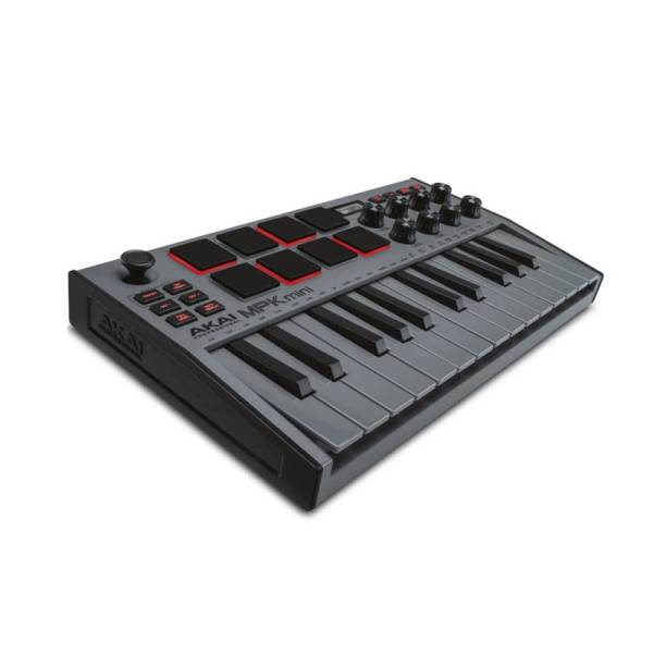MIDI Клавіатура AKAI MPK MINI MK3 Grey 