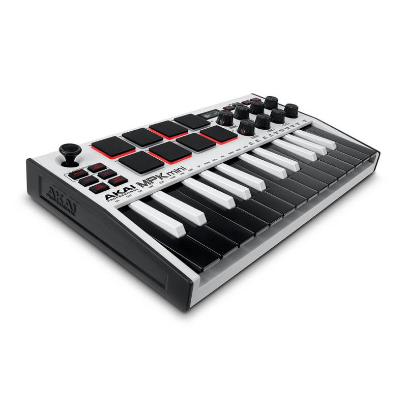 MIDI Клавіатура AKAI MPK MINI MK3 White