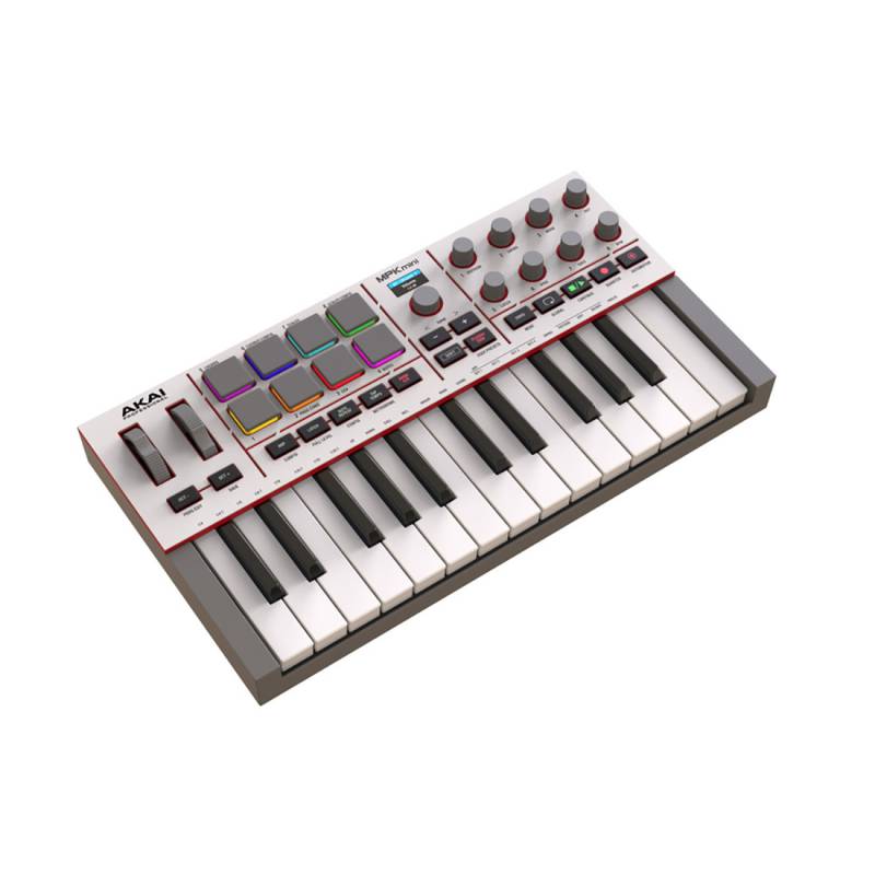 MIDI Клавіатура AKAI MPK mini 4 White