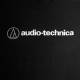 Футболка мужская классическая с логотипом Audio Technica Чорна L