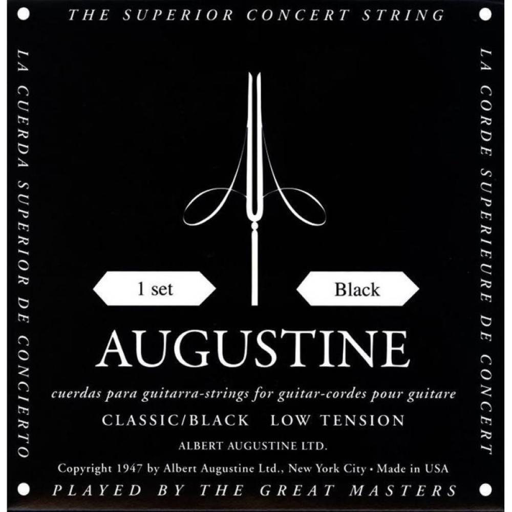 Струни для класичної гітари Augustine Classic/Black Label Low Tension