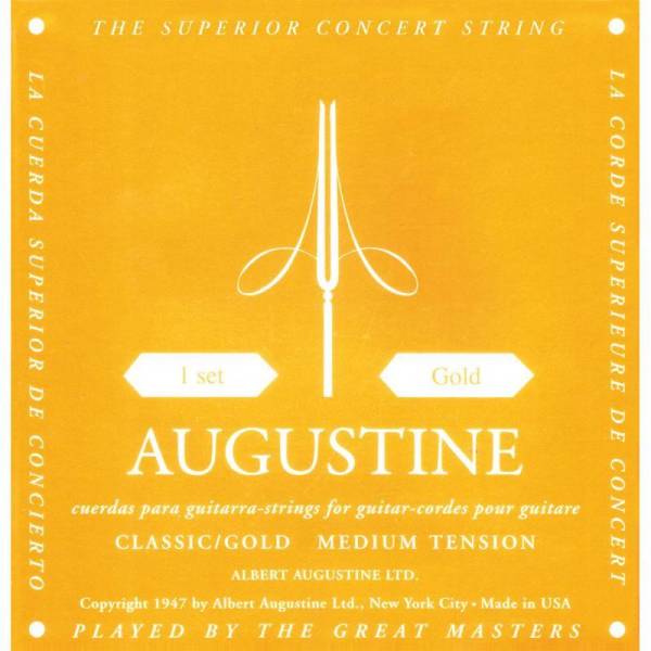 Струны для классической гитары Augustine Classic/Gold Label Medium Tension