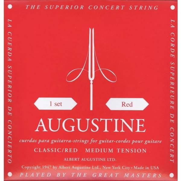 Струни для класичної гітари Augustine Classic/Red Label Medium Tension