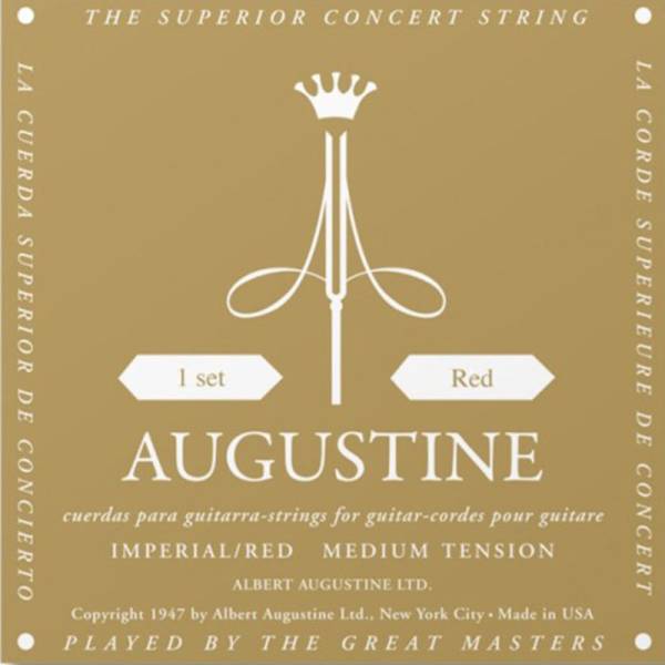 Струни для класичної гітари Augustine Imperial/Red Medium Tension