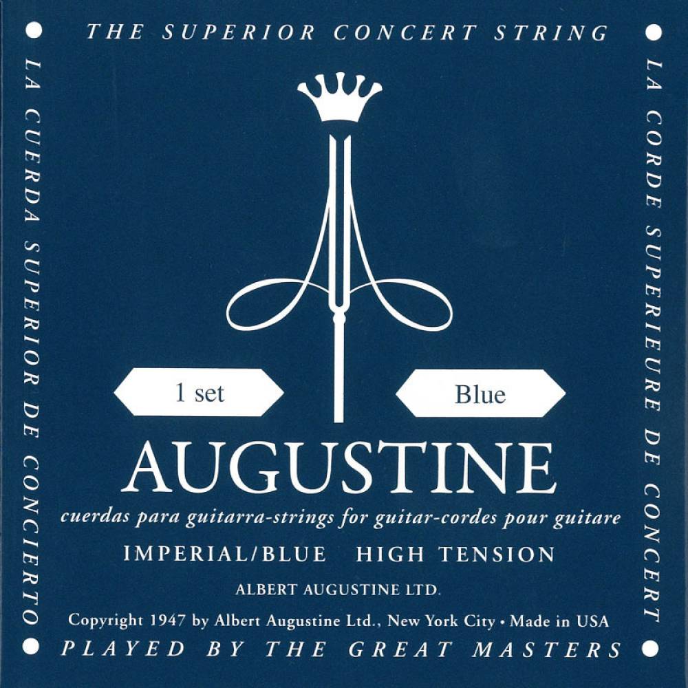 Струни для класичної гітари Augustine Imperial/Blue High Tension