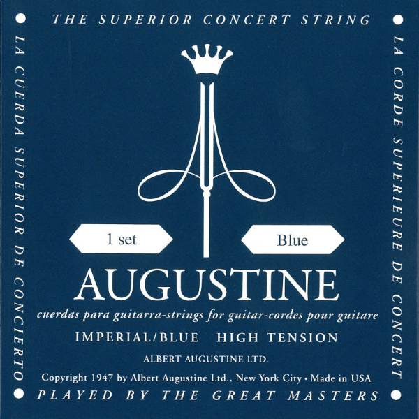 Струни для класичної гітари Augustine Imperial/Blue High Tension