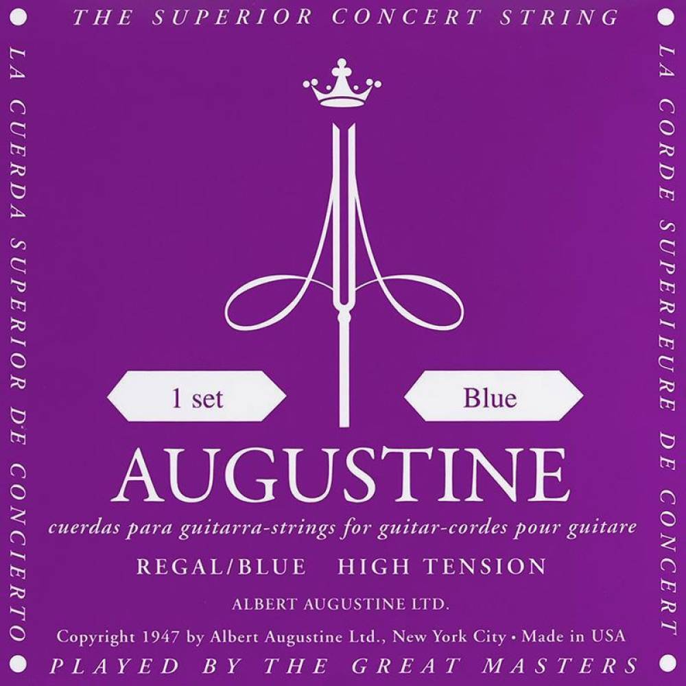 Струни для класичної гітари Augustine Regal/Blue Label High Tension