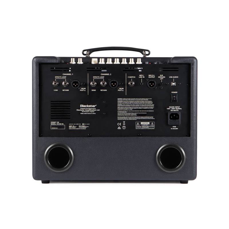 Гитарный комбоусилитель BLACKSTAR SONNET 120 ACOUSTIC BLACK