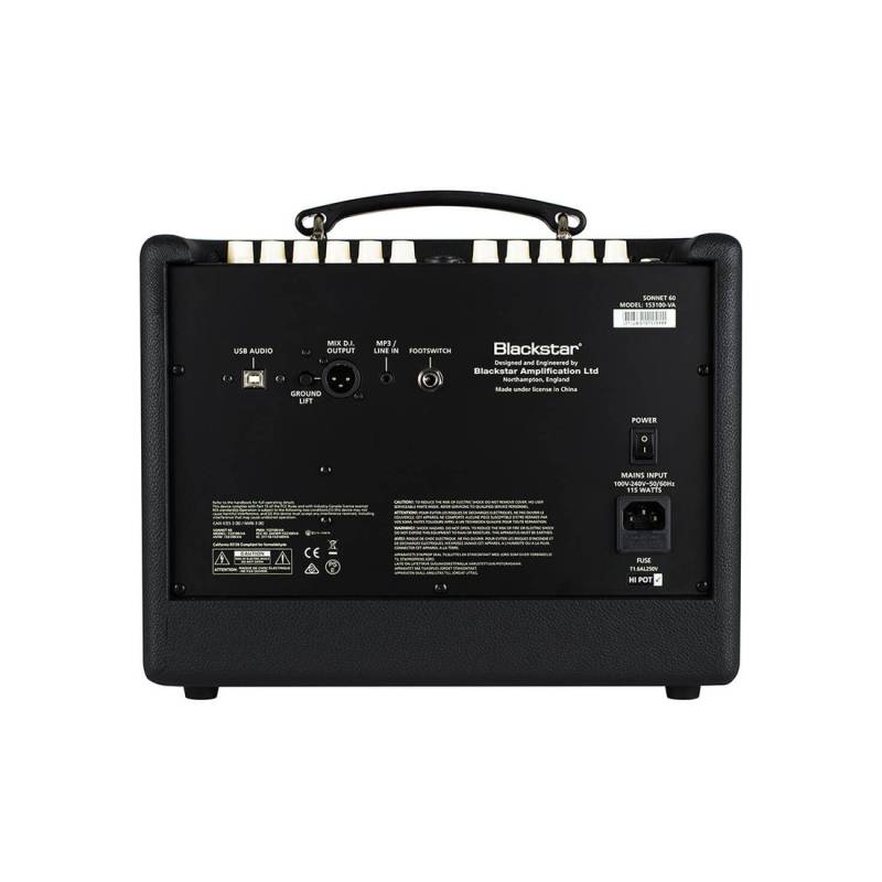 Гитарный комбоусилитель BLACKSTAR SONNET 60 ACOUSTIC BLACK