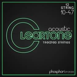 Струны для акустической гитары Cleartone 7410-12 Phosphor Bronze Extra 12 Strings 10/47