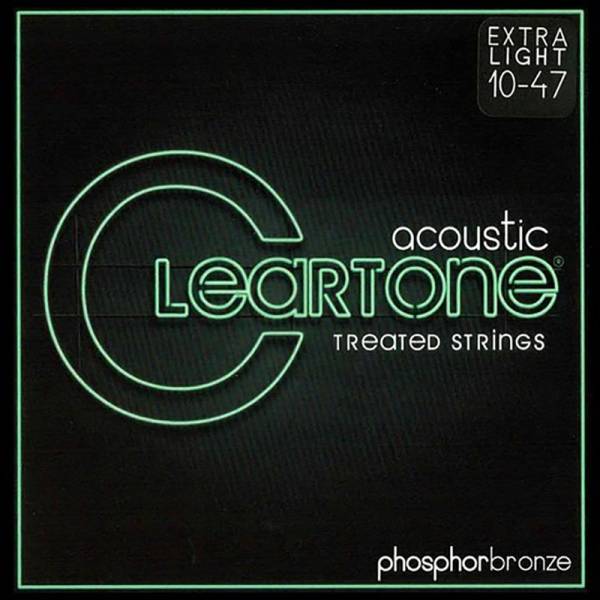 Струни для акустичної гітари Cleartone 7410 Phosphor Bronze Extra Light 10/47