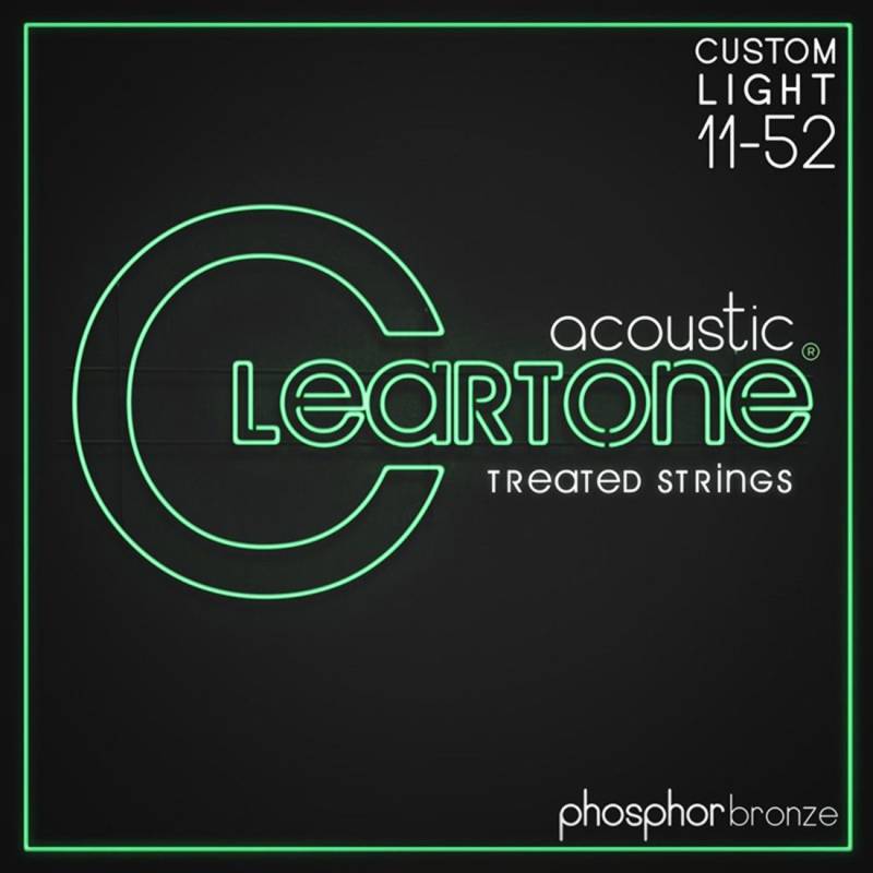 Струны для акустической гитары Cleartone 7411 Phosphor Bronze Custom Light 11/52