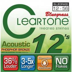 Струны для акустической гитары Cleartone 7423 Phosphor Bronze Bluegrass 12/56