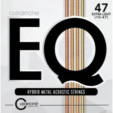 Струны для акустической гитары Cleartone 7810 EQ Hybrid Metal Extra Light 10/47