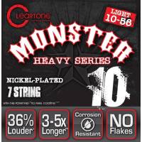 Струни для електрогітари Cleartone 9410-7 Monster Heavy Series Nickel-Plated 7-Strings Light 10/56