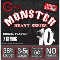 Струны для электрогитары Cleartone 9410-7 Monster Heavy Series Nickel-Plated 7-Strings Light 10/56