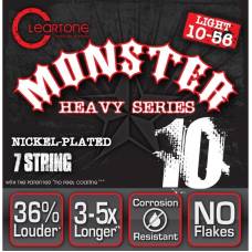 Струни для електрогітари Cleartone 9410-7 Monster Heavy Series Nickel-Plated 7-Strings Light 10/56