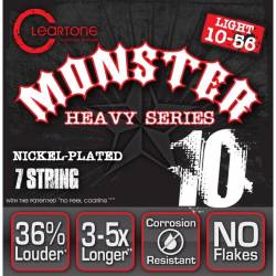Струны для электрогитары Cleartone 9410-7 Monster Heavy Series Nickel-Plated 7-Strings Light 10/56