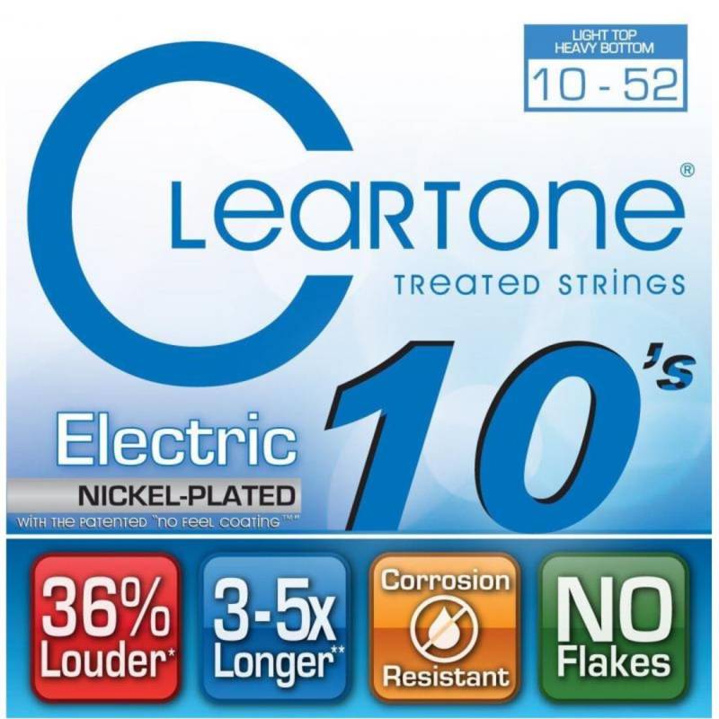 Струни для електрогітари Cleartone 9420 Coated Light Heavy Bottom 10/52