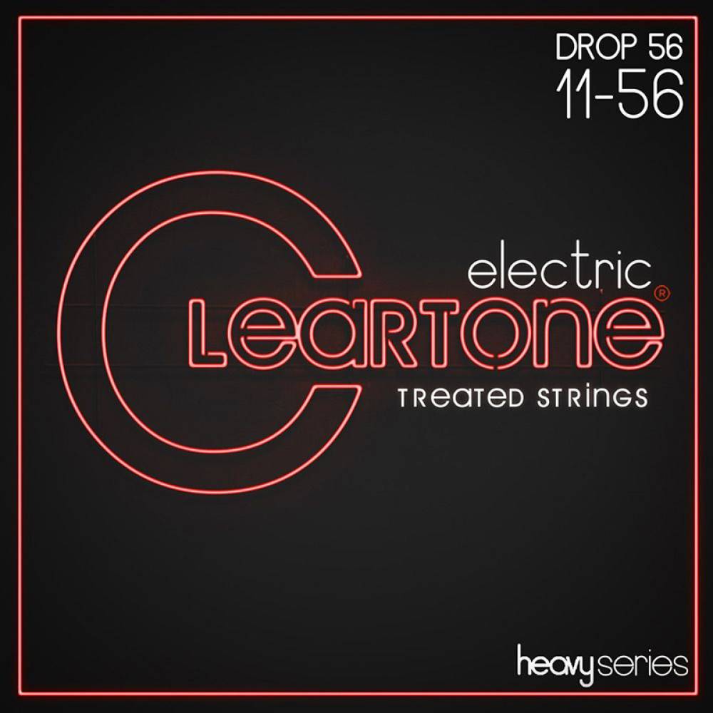 Струни для електрогітари Cleartone 9456 Monster Heavy Series Nickel-Plated Drop Tune 11/56