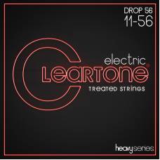 Струни для електрогітари Cleartone 9456 Monster Heavy Series Nickel-Plated Drop Tune 11/56