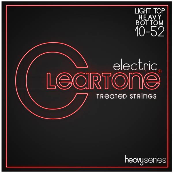 Струны для электрогитары Cleartone 9520 Monster Heavy Series Nickel-Plated Light Top/Heavy Bottom 10/52
