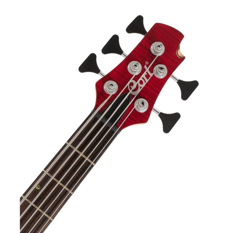 Бас-гитара CORT A5 Plus FMMH (Open Pore Black Cherry)