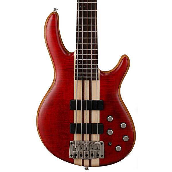 Бас-гітара CORT A5 Plus FMMH (Open Pore Black Cherry)