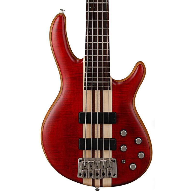 Бас-гитара CORT A5 Plus FMMH (Open Pore Black Cherry)
