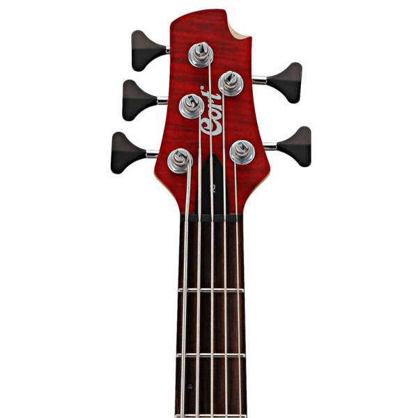 Бас-гітара CORT A5 Plus FMMH (Open Pore Black Cherry)
