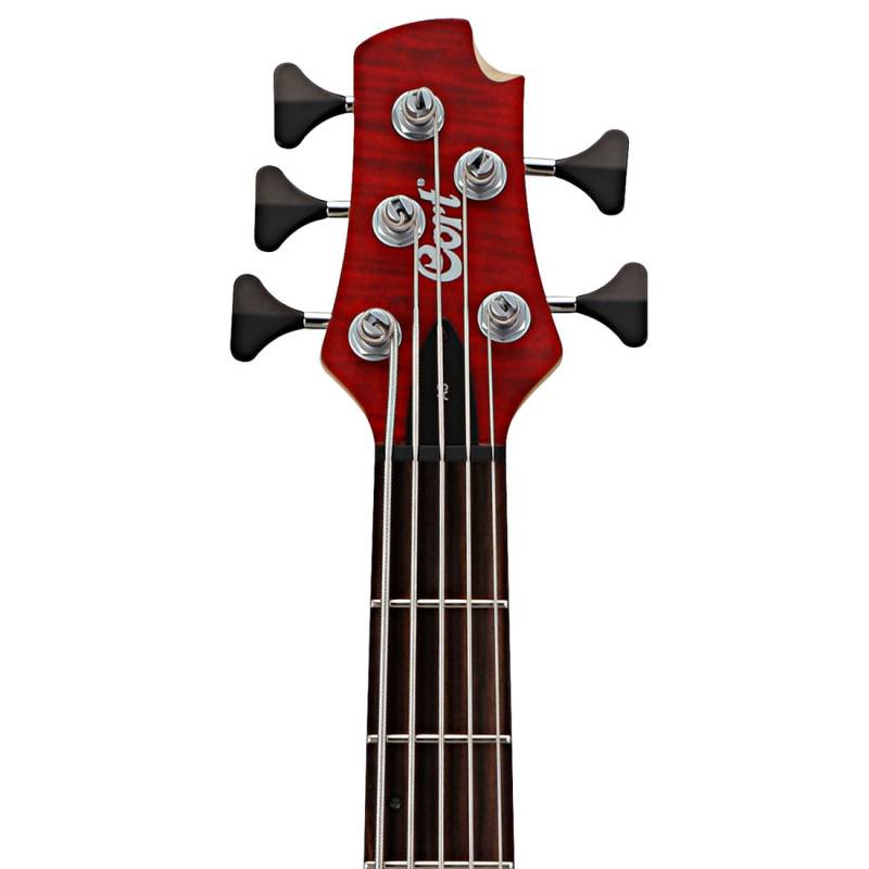 Бас-гитара CORT A5 Plus FMMH (Open Pore Black Cherry)