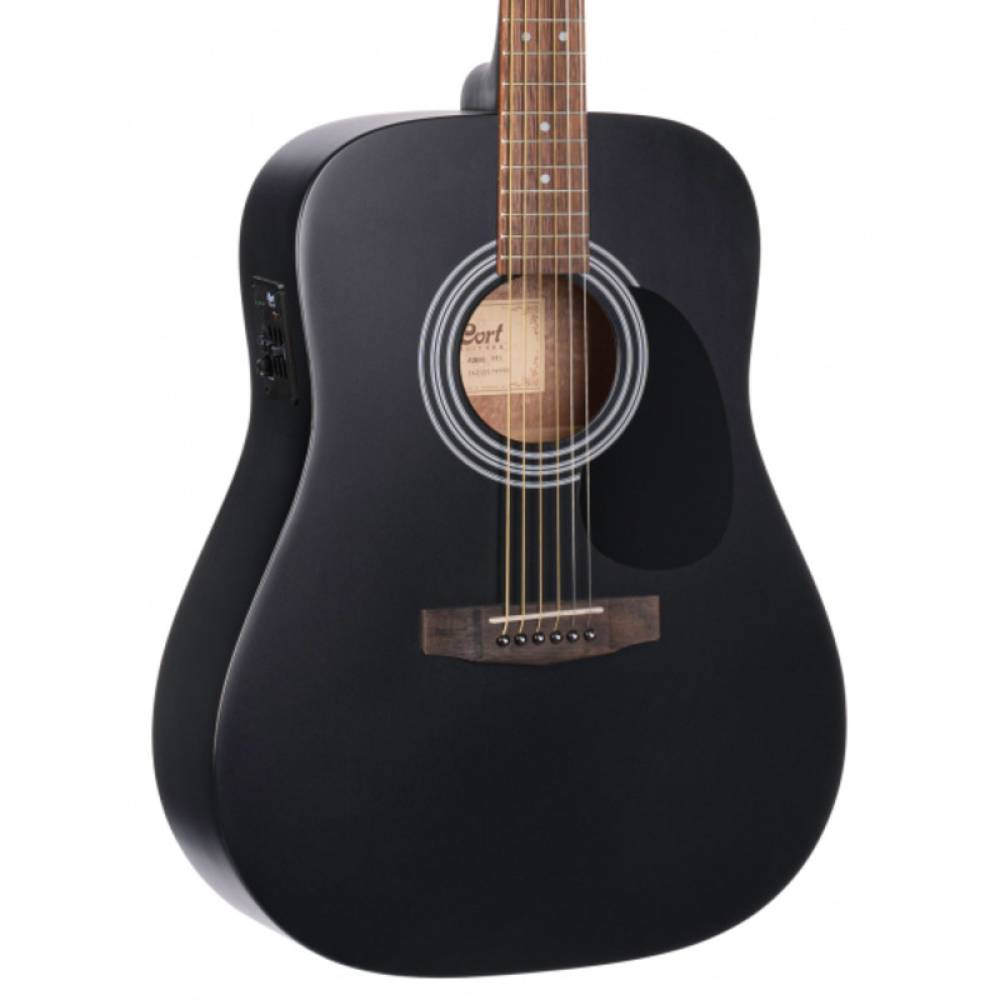 Электроакустическая гитара CORT AD810E (BLACK SATIN)
