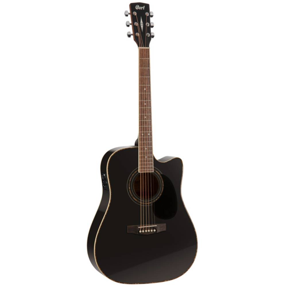Електроакустична гітара CORT AD880CE (BLACK)