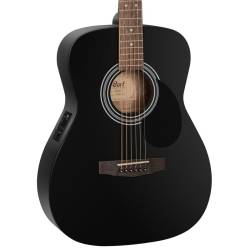 Электроакустическая гитара CORT AF510E (BLACK SATIN)