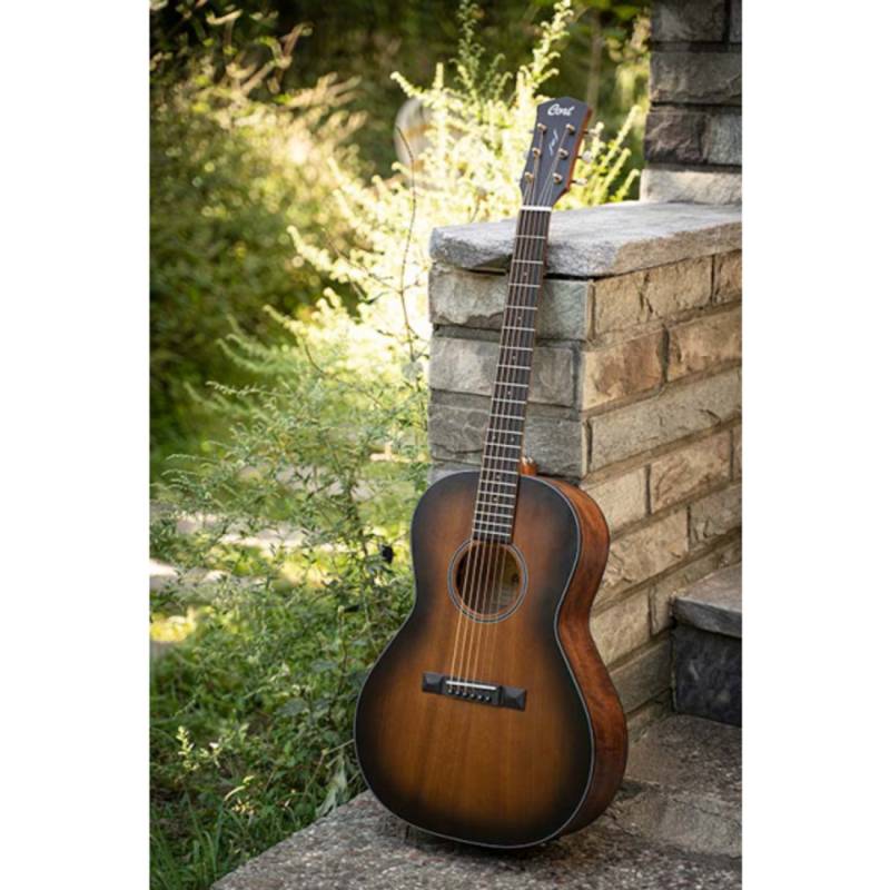 Электроакустическая гитара CORT CORE-PE MAHOGANY (OPEN PORE BLACK BURST)