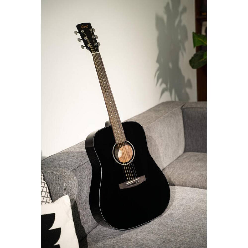 Акустична гітара CORT EARTH 60 (Black Gloss)