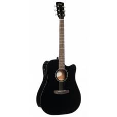 Электроакустическая гитара Cort EARTH 60CE (Black Gloss)