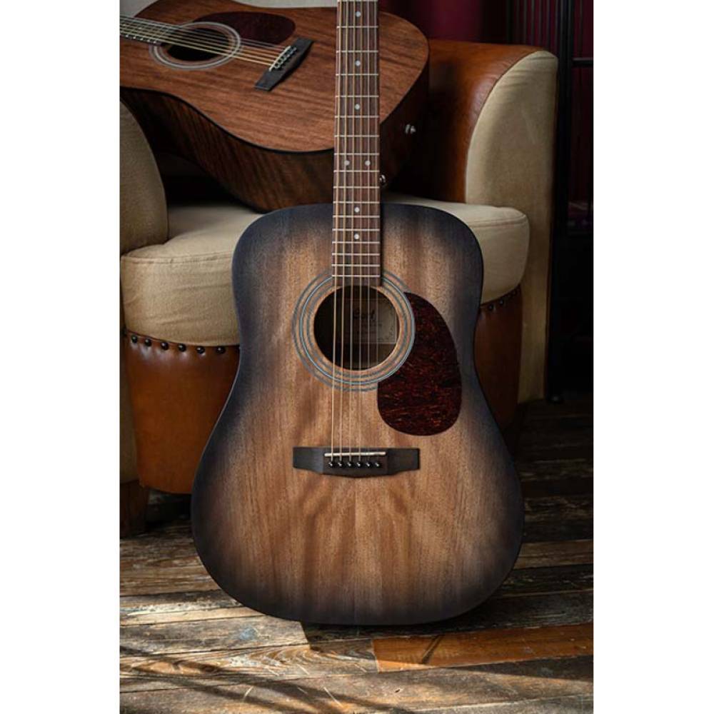 Акустична гітара CORT EARTH 60M (Open Pore Trans Black Burst)