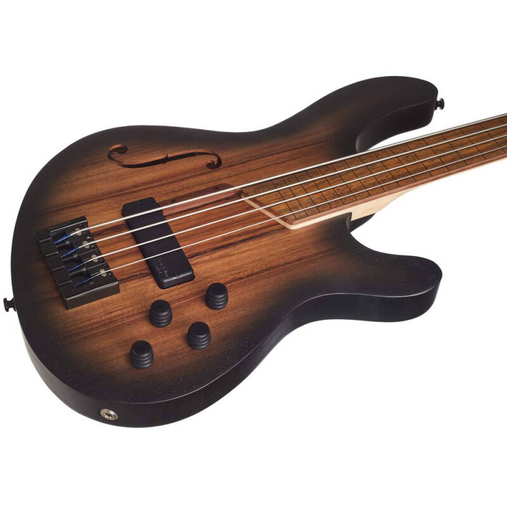 Бас-гитара CORT B4FL MHPZ (Open Pore Trans Black Burst)
