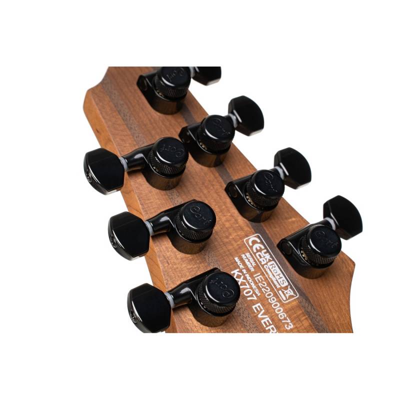 Електрогітара CORT KX707 EverTune (Open Pore Black)