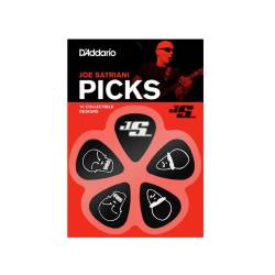 Медіатори D'Addario 1CBK4-10JS Joe Satriani Signature Guitar Picks 0.70 mm (10 шт.)