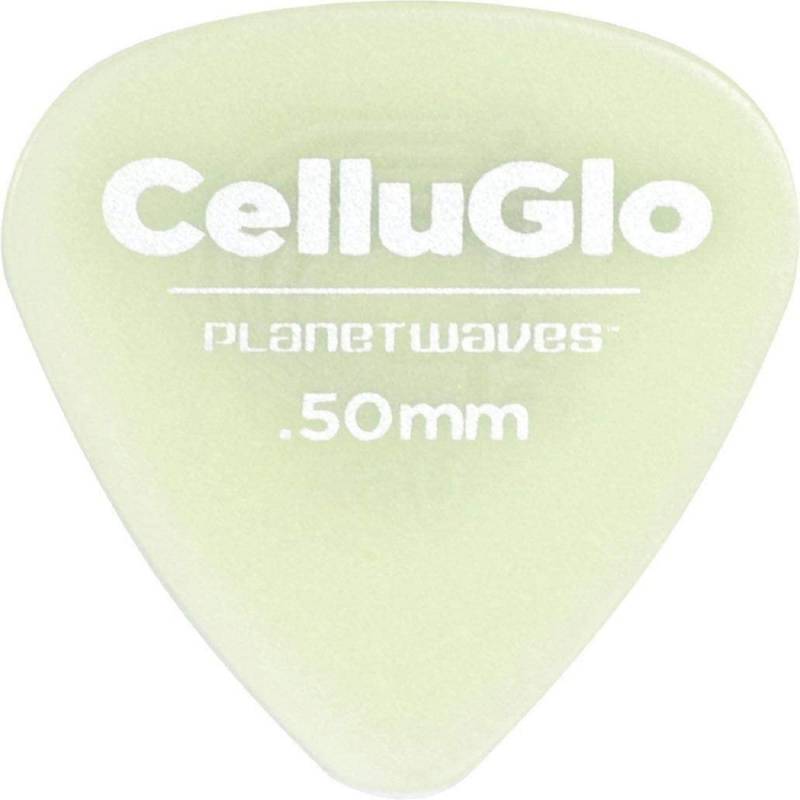 Медиаторы D'Addario 1CCG2 Planet Waves Classic Celluloid Cellu-Glo Player's Pack 0.50 mm (10 шт.)