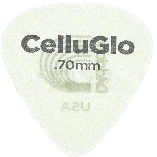 Медиаторы D'Addario 1CCG4 Planet Waves Cellu-Glo Picks Medium Player's Pack 0.70 mm (10 шт.)