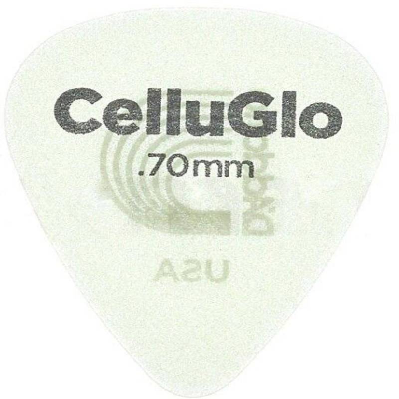 Медиаторы D'Addario 1CCG4 Planet Waves Cellu-Glo Picks Medium Player's Pack 0.70 mm (10 шт.)