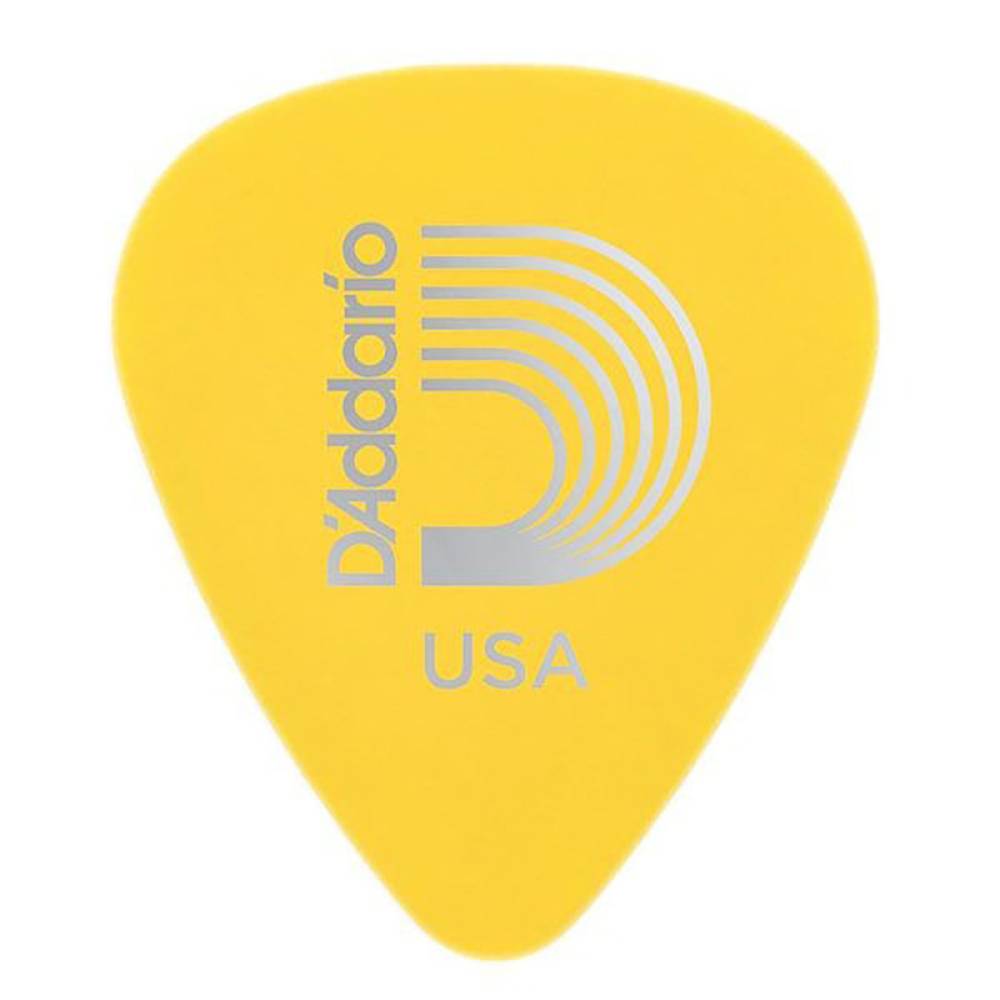 Медиатор D'Addario 1DYL3 Planet Waves Duralin Standard Yellow Light/Medium Guitar Pick 0.70 mm (1 шт.)